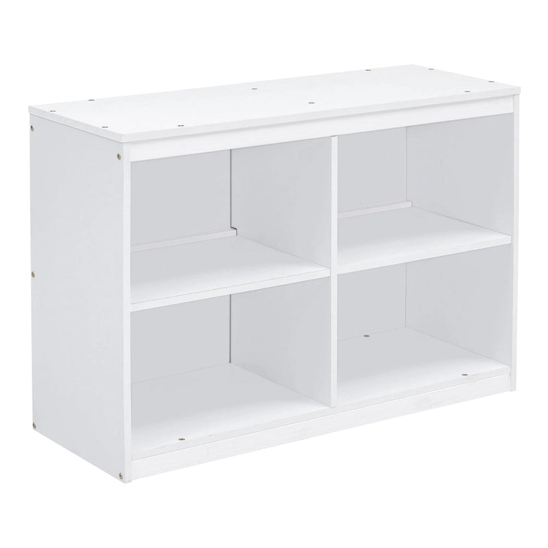 White Twin Size Solid Wood Loft Bed with Retractable Desk and Drawers